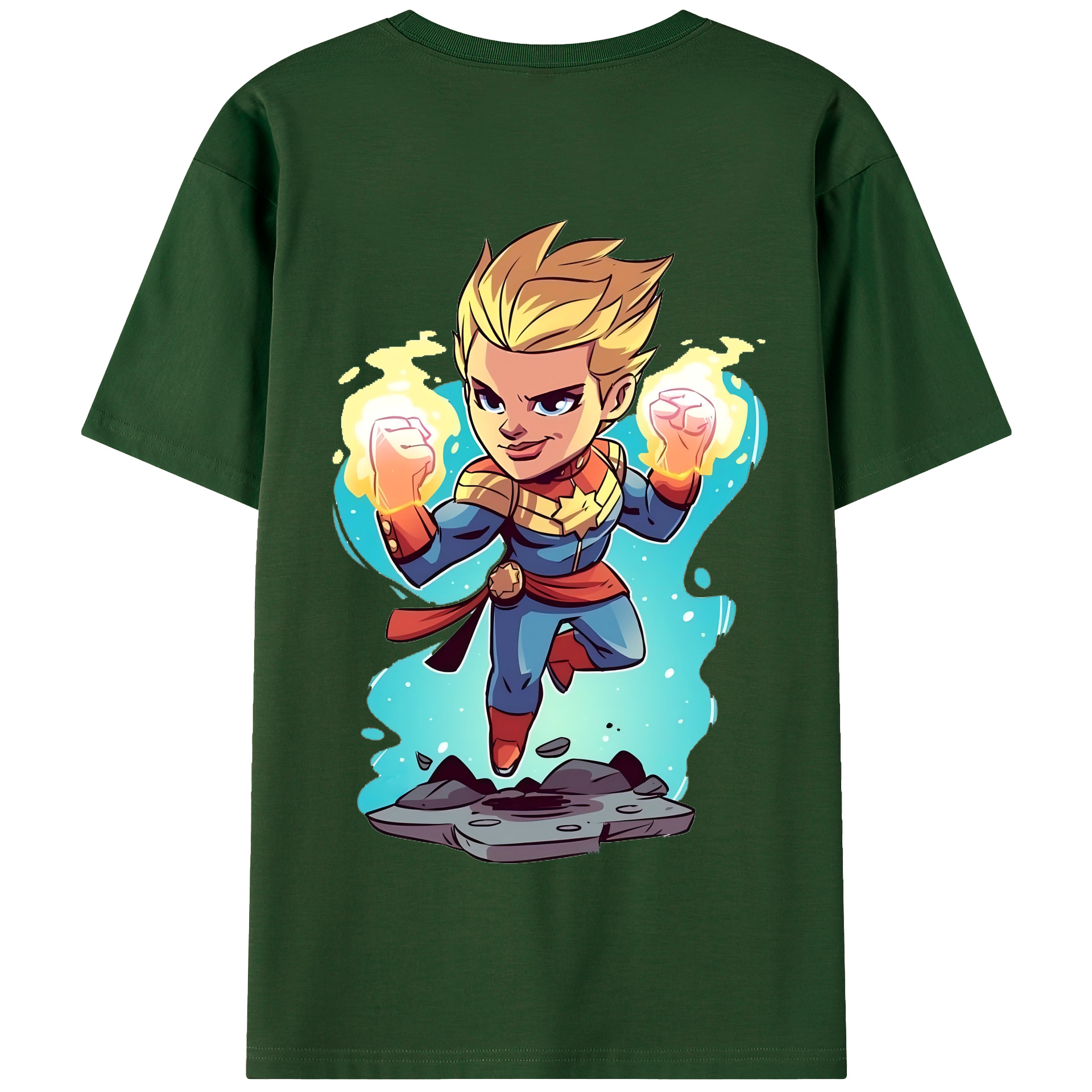（画像用） アベンジャーズ The Avengers 綿100％半袖Tシャツ（背面プリント）